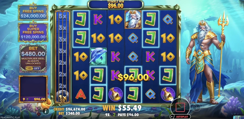 Waves of Poseidon Slot